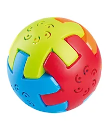 Playgo Plastic Patchwork Rattle Ball -  Assorted