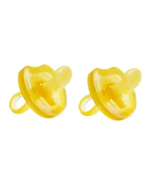 Natursutten Butterfly Orthodontic Natural Rubber Pacifier - Pack of 2