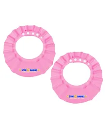 Star Babies Pink Combo of Kids Shower Cap - Pack of 2