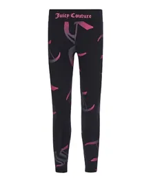 Juicy Couture Ombre Fitted Leggings - Black