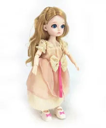 Bonnie I'm Bonnie Deluxe Fashion Doll with Square Neck Peach Dress - 12 Inches