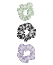 Only Kids Komlea Check Scrunchies - 3 Pieces