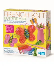 4M Little Craft French Knit Butterfly Kit - Multi Color