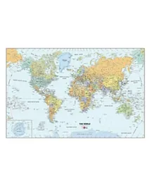 Brewster Dry Erase World Map Decal