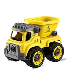 Little Story Kids Toy Assembled Wisdom Cars Pack Of 12 - Yellow