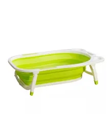 Pikkaboo Baby Foldable Portable Non-Slip Bath Tub - Green