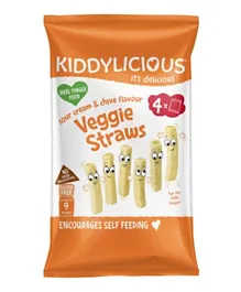 Kiddylicious Veggie Straws Sour Cream & Chive Flavour