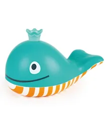 Hape Bubble Blowing Whale Squirt Toy - Blue