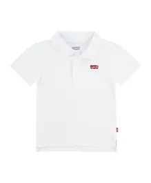 Levi's LVB SS Batwing Polo T-shirt - White