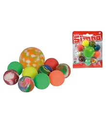 Simba Bouncing Balls Set Multicolour - 10 Balls