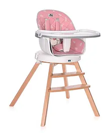 Lorelli Premium Feeding Chair Napoli With Rotation Pink Bears