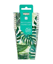 Talking Tables Tropical Fiesta Palm Cup - Pack of 8