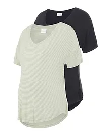 Mamalicious Mlalison Maternity Top - Pack of 2