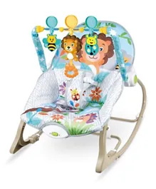 Tiibaby Infant to Toddler Rocker - Multicolor