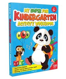 My Super Fun Kindergarten Activity Workbook - English