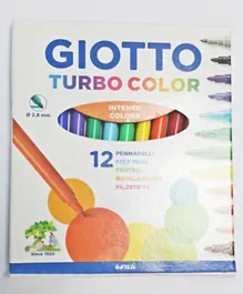 Giotto Coloring Feltpens - Pack of 12