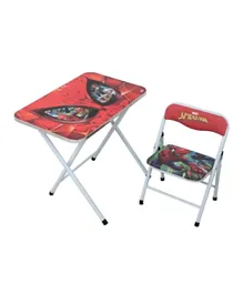 Marvel Spiderman Kids Educational Table and Chair Set