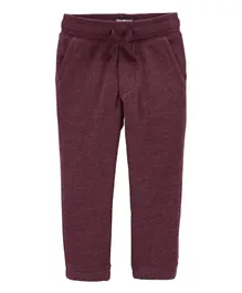 OshKosh B'Gosh Drawstring Fleece Sweatpants - Purple