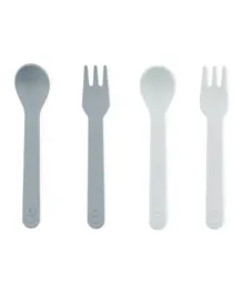 Trixie Spoon and Fork  Petrol - Pack of 2
