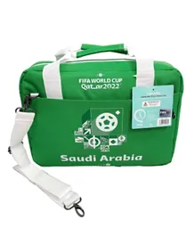 حقيبة لابتوب فيفا 2022 للدول - السعودية باللون الأخضر - 14 بوصة