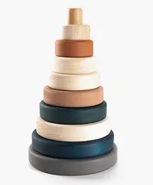 Sabo Concept Wooden Ring Stacker Toy - Terracotta