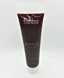 Funbo Acrylic Tube 85 Raw Umber 100mL - Assorted