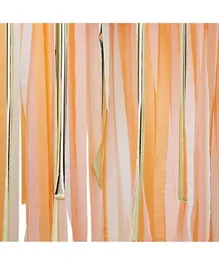 Ginger Ray Streamer Party Backdrop - Gold & Peach