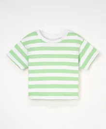 Name It Striped  T-Shirt - Green