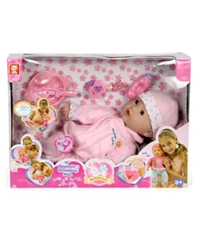 Takmay Realistic Breathing Baby Dolls 16 inches - Pink
