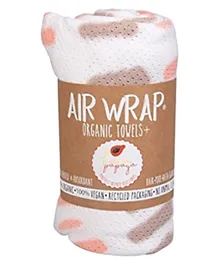 Woombie Air Wrap Organic Towels - Peach