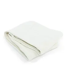 PAN Home Comfy Soft Cable Knit Baby Blanket - White