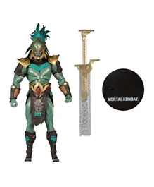 DC Comics Mortal Kombat Series Kotal Kahn Action Figure & Accessories - 17.78 cm