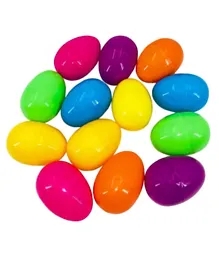 Party Magic Easter Filler Eggs Neon Colour 6cm - 12 Pieces