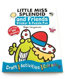 Little Miss Splendid and Friends Sticker & Puzzle Fun Book Paperback - 14 Pages