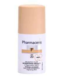 Pharmaceris Mild Fluid Foundation Intense Coverage SPF 20 02 Sand - 30ml