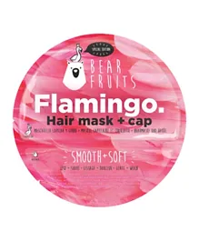 Bear Fruits Flamingo, Frutilicious Hair Mask & Cap, Smooth & Soft - 20ml