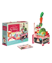 Sassi Assemble And Build My Little Kitchen Puzzle with Book - 15 Pieces