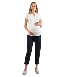 Mums & Bumps - Attesa Maternity Trousers - Blue