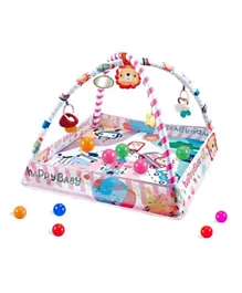 Baby Playgym and Fence, Multifunctional with 8 Ocean Balls, High-Quality, 0M+ 70x70x50cm