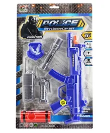 Generic City Hero Police Gun Play Set - Blue