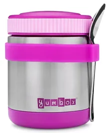 Yumbox Bijoux Thermal Jar and Spoon Combo - Pink