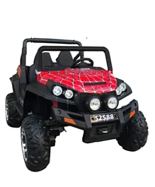 Megastar Ride on Car With Remote Control - Red