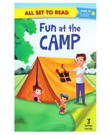 Om Kidz All Set To Read Fun At The Camp Paperback - 32 pages