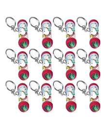 Party Centre Winter Kaleidoscope Keychain Favors - 12 Pieces