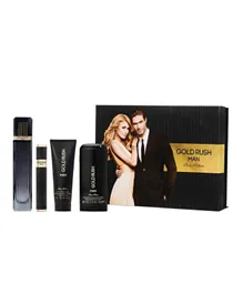 Paris Hilton Gold Rush EDT + Mini Perfume + Hair & Body Wash + Deodorant Stick Set
