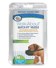 Four Paws Quick Fit Dog Muzzle - Black - 3XL