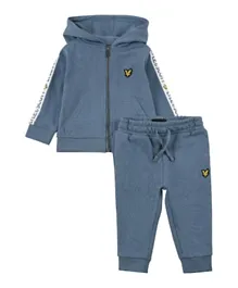 Lyle & Scott Toddler Logo Embroidered  Hooded Jacket And Joggers Set