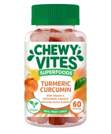 Chewy Vites Superfoods Turmeric Curcumin - 60 Gummy Vitamins