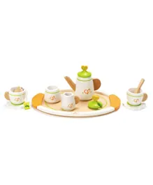 Hape Wooden Tea Set For Two - Multicolour