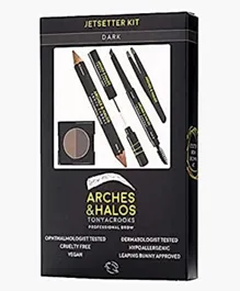 Arches And Halos Jetsetter Brow Kit -  Dark